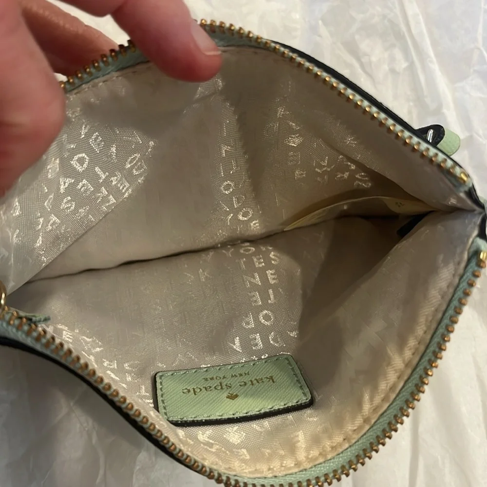 Kate Spade Mint Green Wristlet